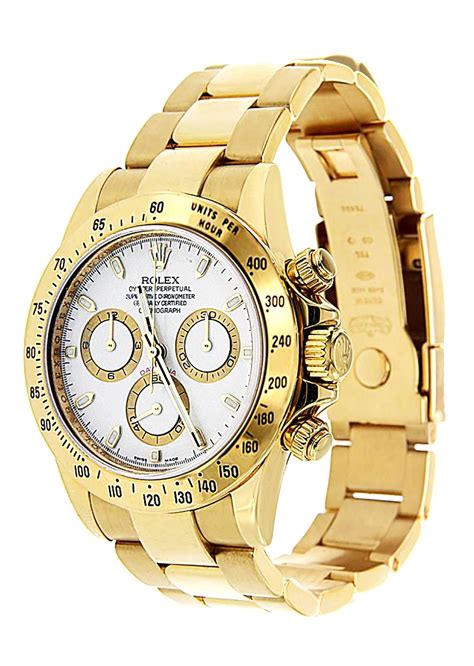 18k gold rolex daytona.